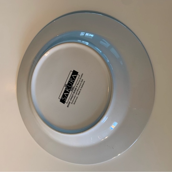 Home Sweet Home Warren Kimble Stoneware Salad/Dessert Plates, Set of 4 New NWT - Picture 9 of 9